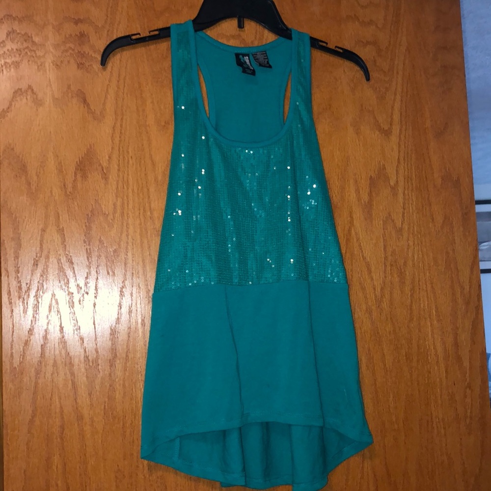 Sparkly tank top